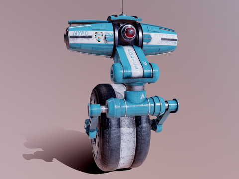 骑行机器人机器人纹理挑战su模型