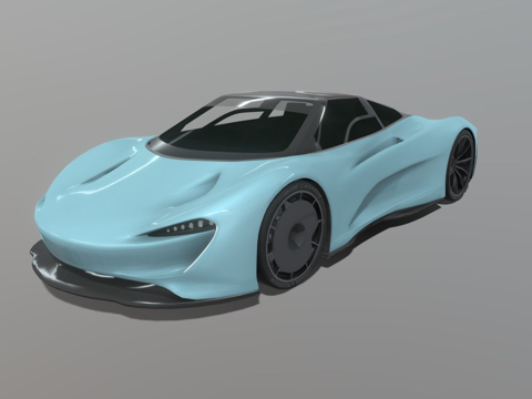 迈凯伦速尾su模型