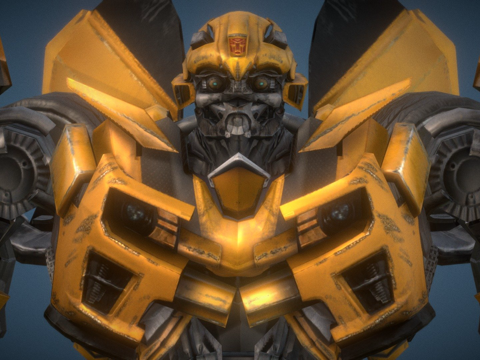 变形金刚 月黑之时 大黄蜂su模型