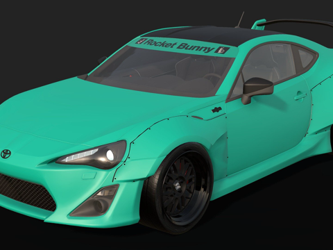 福克斯火箭兔GT86su模型