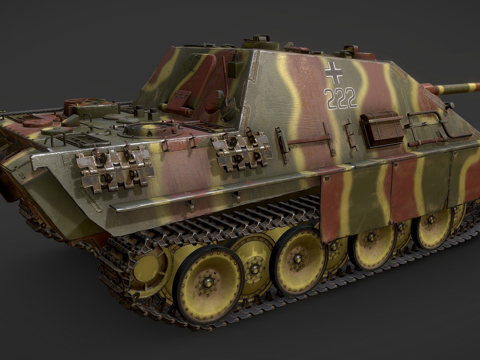 猎豹坦克涂装方案1su模型