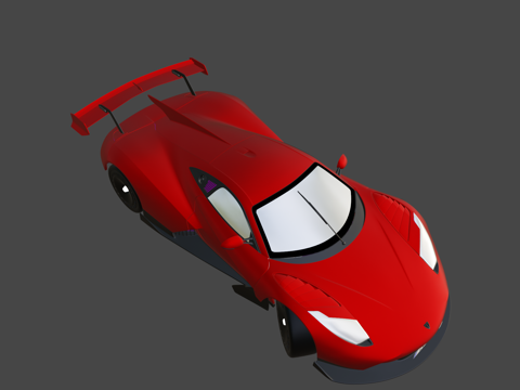 罗莎GT LM原型车2023款su模型