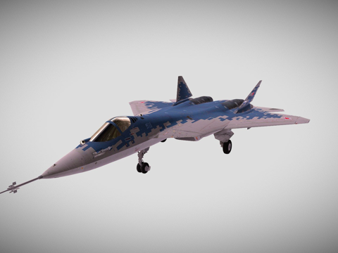 苏霍伊Su57 3D模型su模型