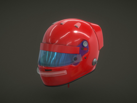 现代F1赛车头盔su模型