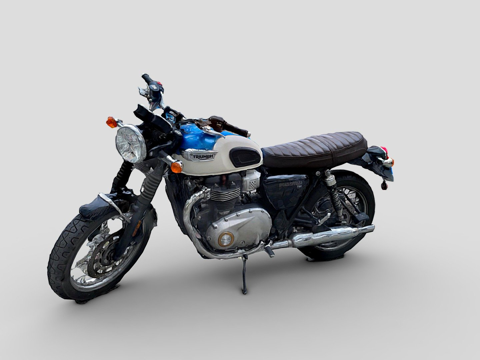 凯旋摩托车su模型