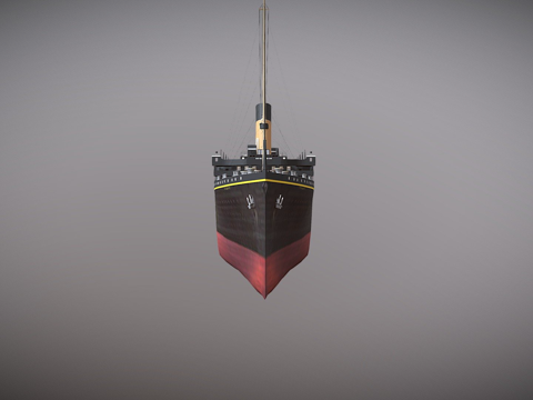 皇家邮轮泰坦尼克号su模型