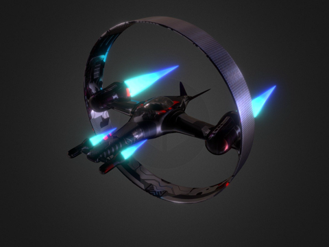 太空飞船su模型