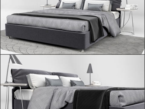 Flou. Nathalie 床3d模型