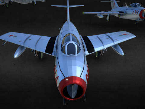 米格15低多边形su模型