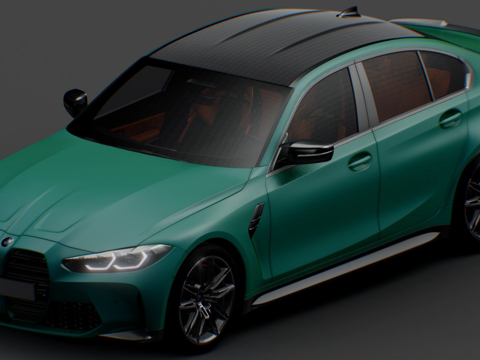 宝马 M3 竞赛 G80su模型