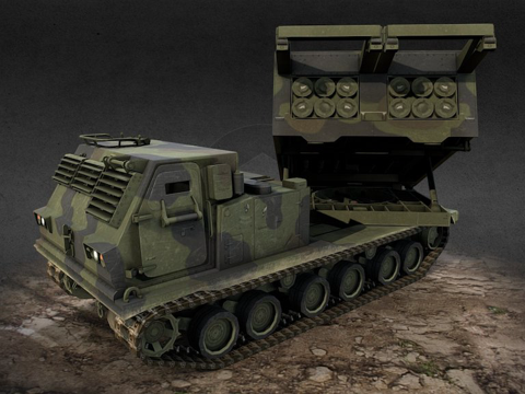 M270 多管火箭发射系统su模型