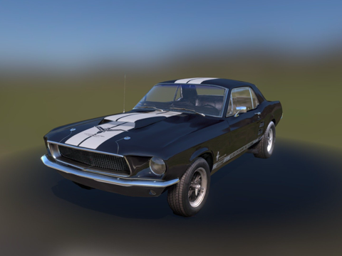 午夜母马 ACIs 1967 福特野马su模型