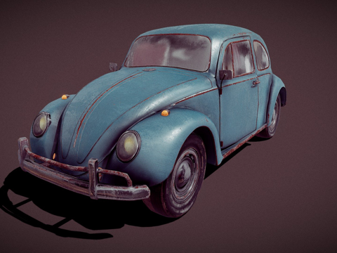 旧款甲壳虫su模型