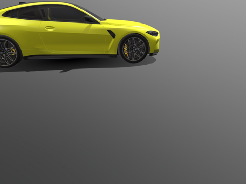 宝马 M4 Competition 无标记详细su模型