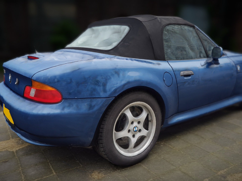 款宝马Z3敞篷车su模型