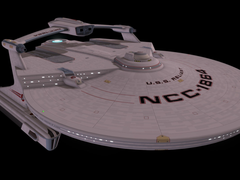 米兰达级美国星舰信赖号NCC1864变体su模型