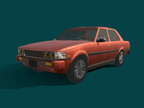 丰田卡罗拉E70 1980su模型