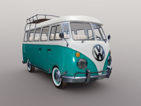 大众面包车su模型