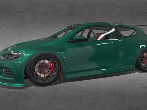 大众尚酷宽体su模型