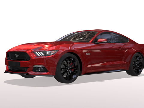 福特野马GTsu模型