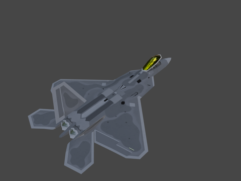 洛克希德·马丁 F22 猛禽su模型