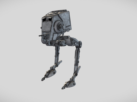 星球大战 ATST 绑定su模型