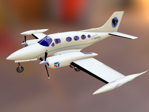 塞斯纳421金鹰su模型