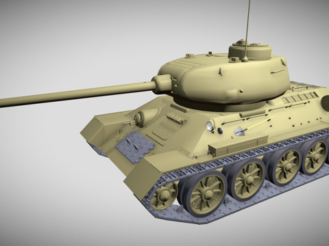 T3485坦克模型su模型