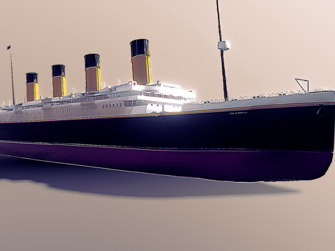 奥林匹克高多边形OBJsu模型