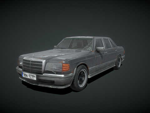 梅赛德斯-奔驰 w126su模型