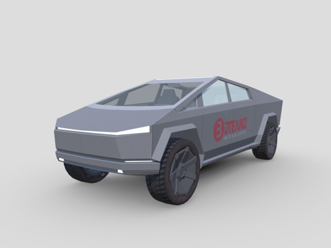 特斯拉赛博卡车3D模型su模型