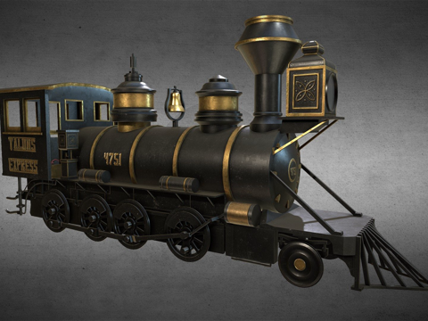 新狂野西部列车su模型