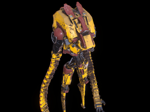 VR机甲 带纹理su模型