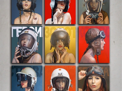 画作 157. 凯瑟琳·朗赫斯特3d模型