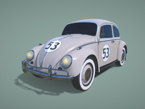 大众甲壳虫su模型