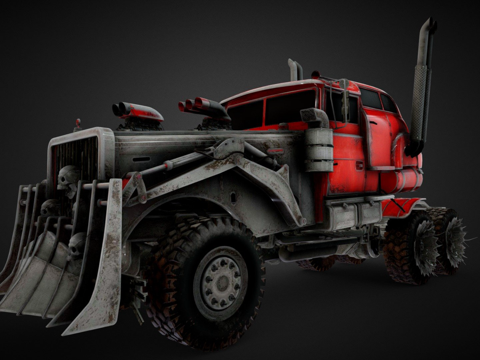 疯狂麦克斯战斗卡车su模型