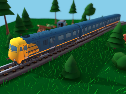 铁路蓝普尔曼的艺术su模型