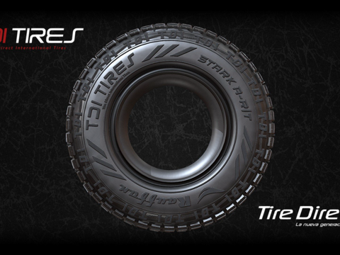 STARK艺术TDI轮胎su模型