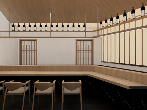 日式日料店su模型