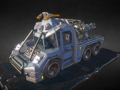 A.U.T. CF2 科幻卡车su模型