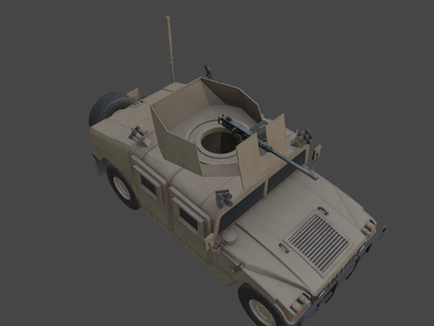 高机动多用途轮式车辆 UAHsu模型