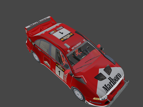 三菱 Lancer Evo VI 拉力赛su模型