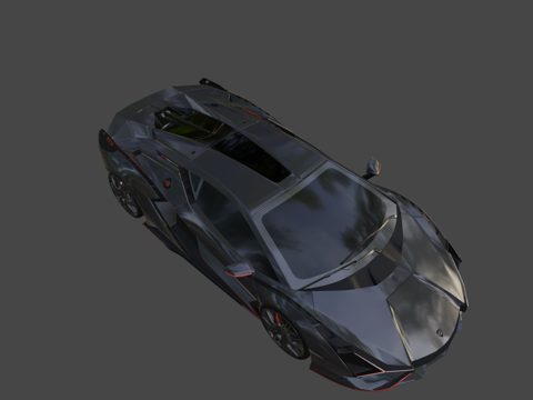 兰博基尼Siánsu模型