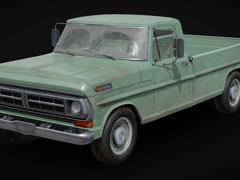 福特皮卡F100su模型