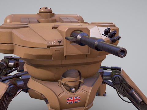 机甲坦克su模型