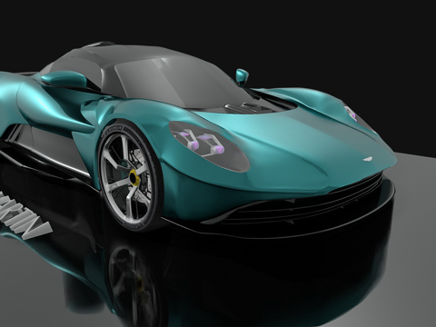 阿斯顿马丁瓦尔哈拉2023款su模型