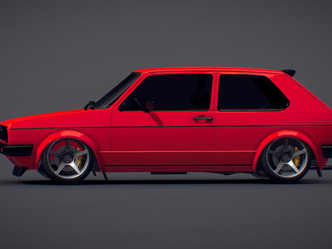 大众高尔夫 mk1 调校su模型