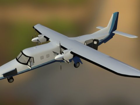 多尼尔 Do 228 飞机su模型
