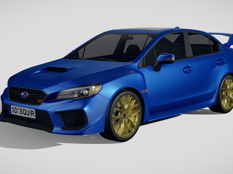斯巴鲁 WRX STI s209 2019su模型