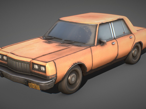 年代道奇外交官su模型